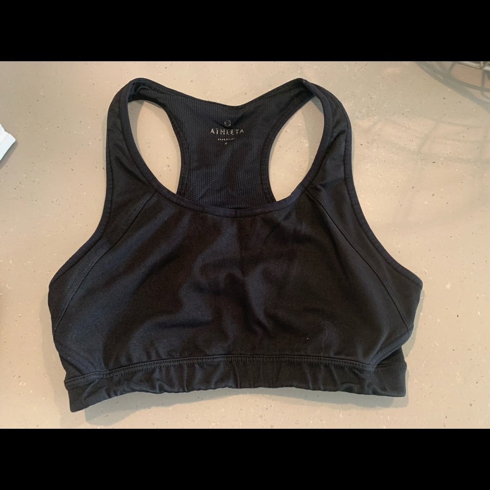 Black Athleta Sports Bra.  Size is small.